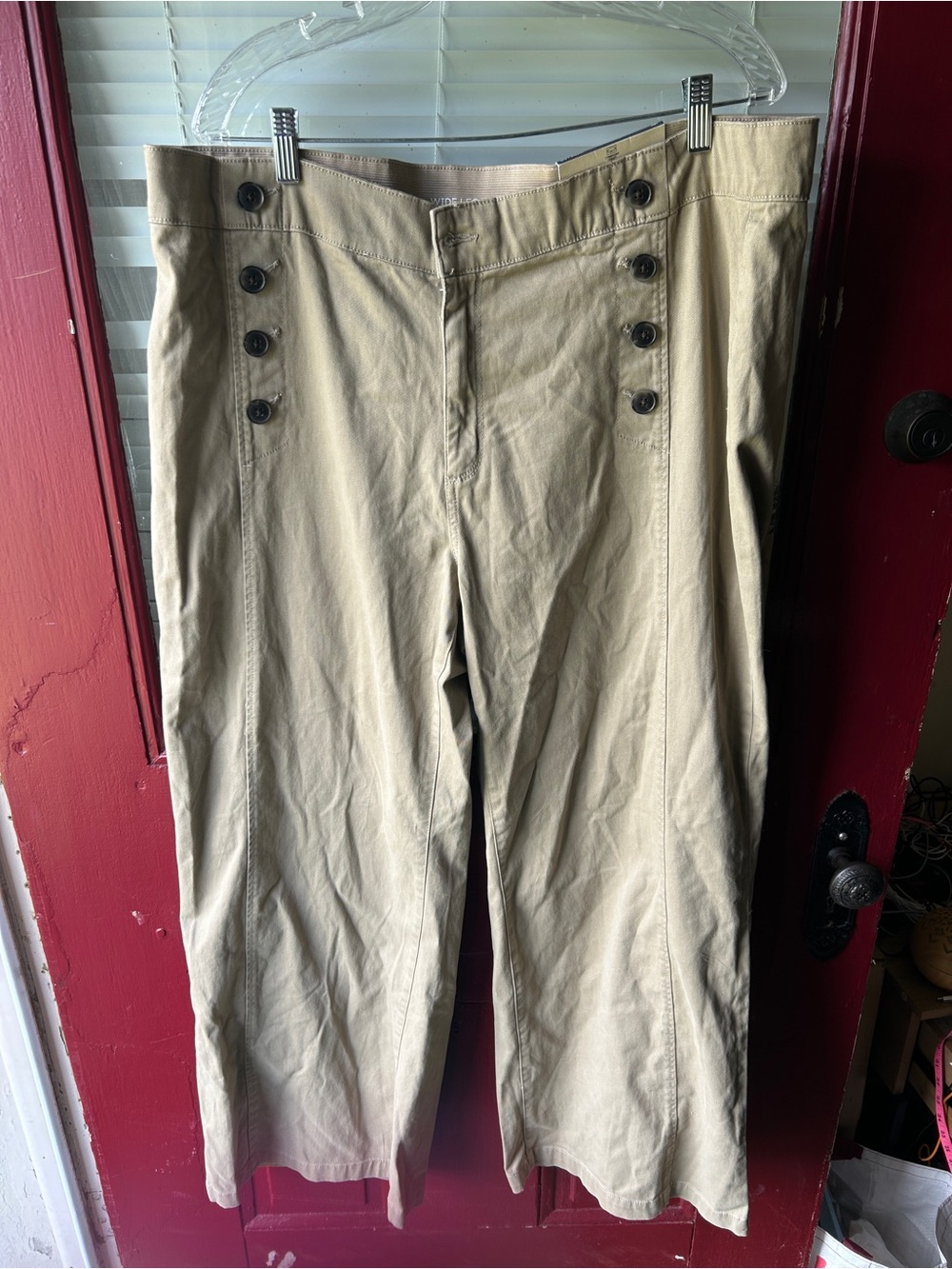 NWT st. john Bay Wide leg pant 18